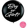 Gender reveal ballon 90 cm - Lyserød