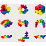 Plus Plus Hexel spectrum - 6 dele