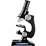 Science microscope set with light