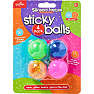 Pocket money Sticky balls 4-pak – flere varianter – assorteret