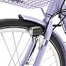 SCO Premium E-Fresh dame elcykel 28" 12,5AH - lilla