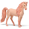 Schleich enhjørning hoppe fersken 70860