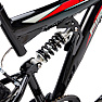 Puch firestorm børnecykel 7 gear 26" - sort/rød