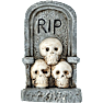 Halloween landskabs tilbehør - flere varianter - assorteret