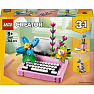 LEGO Creator 3-i-1 Skrivemaskine med blomster 31169