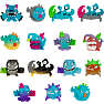 MrBeast Lab laboratorie figurer 5-pak