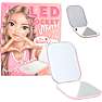 TOPModel foldbar lommespejl med LED