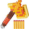 Nerf Minecraft Firebrand-økse blaster med 6 pile
