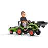 Falk Toys Claas frontlæsser med vogn