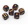 Games for fun marmor terning 6-pak brun