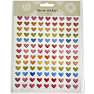 Ark med klistermærker - hjerter