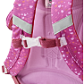 Danpen skoletaske - pink med hjerter