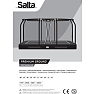 Salta Trampolin Premium Ground 305x214 cm inkl. sikkerhedsnet