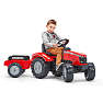 Falk Toys Massey Ferguson traktor med vogn