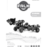Falk Toys Claas frontlæsser med vogn