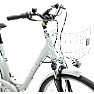 SCO Premium E-Stylish dame elcykel 28" 12,5 - grøn