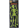 Halloween glow klistermærker - flere varianter - assorteret