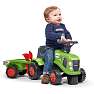 Falk Toys Baby Claas ride-on traktor med trailer, rive og skovl