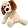 World's Softest Plush hund bamse 40 cm