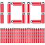 X-Shot Pro Series Half-Length Air Pocket dartpile refill