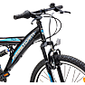 Puch firestorm børnecykel 7 gear 24" - sort/blå
