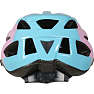 CSI cykelhjelm - turkis/pink med visir