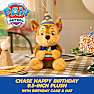 Paw Patrol Chase fødselsdagsbamse 24 cm