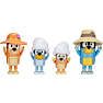 Bluey figurer familie telt-tur 4-pak