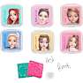 Topmodel formbart glitter viskelæder - flere varianter - assorteret