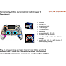 Deltaco PS4 RGB trådløs controller - Transparent