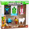 Minecraft 3D figur 6 stk.