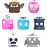 Blox Fruits minifigurer