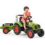 Falk Toys Claas traktor med vogn