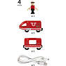 BRIO 33746 Genopladeligt tog med USB-kabel