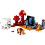 LEGO Minecraft Baghold ved Nether-portalen 21255