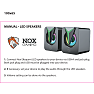 Nox Eloquent LED Gaming højtalere