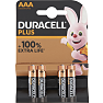 Duracell Plus AAA batterier 4-pak
