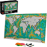 LEGO Art Verdenskort Home Wall Decor sæt 31203