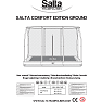 Salta Comfort Edition Ground nedgravet havetrampolin 366 x 244 cm