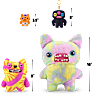 Fuggler nøglering 13 cm - assorteret