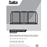 Salta sikkerhedsnet til inground trampoliner 396x244 cm