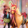 Unicorn academy Valentina & Cinder dukke og hest