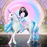 Unicorn academy Layla & Glacier dukke og hest