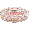 INTEX 3-rings oppustelig babypool 56 liter - blomster