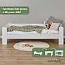 Hoppekids PURE juniorseng 90x200 cm - hvid