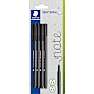 Staedtler Triplus fineliner 4 stk. - sort