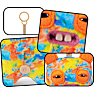 Fuggler nøglering 13 cm - assorteret