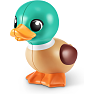 Eggy wawa bath time - large- assorteret