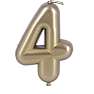 Salling kagelys "4" - Guld