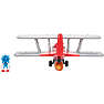 Sonic flyvemaskine m. sonic figur